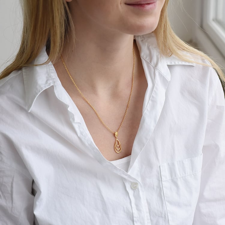 Anhänger aus vergoldetem Silber Neha 90747