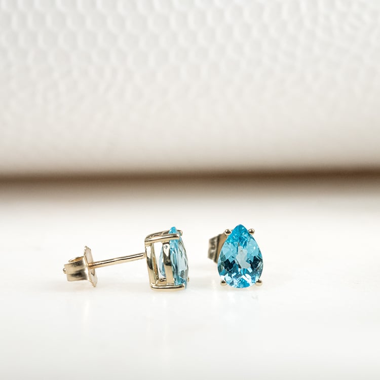 Anhänger und Ohrringe mit Topasen und Diamanten Plame 133310