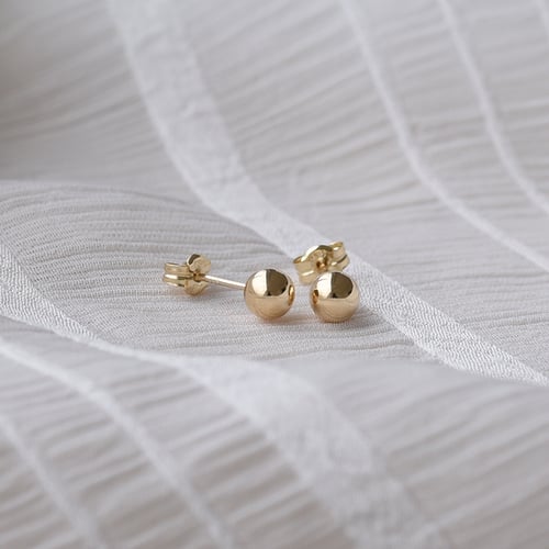 Goldenes Schmuckset mit Kugeln Juelz