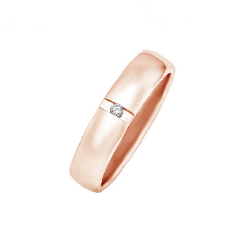 Goldene Eheringe mit Diamanten Yank