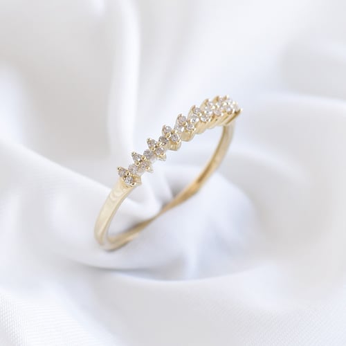 Silberner Eternity-ring mit Lab Grown Diamanten Betsy