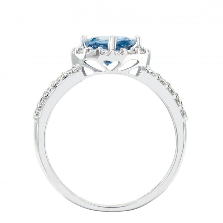 Goldring mit Topas und Diamanten Eriah 15598