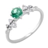Verlobungsring mit Smaragd und Diamanten Olha