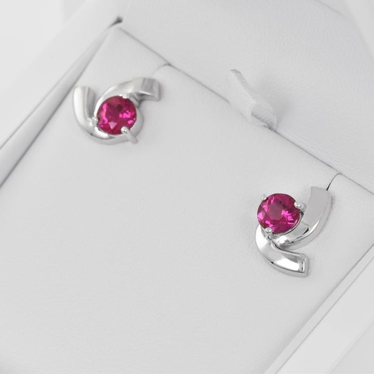 Ohrringe mit Rubinen 31487