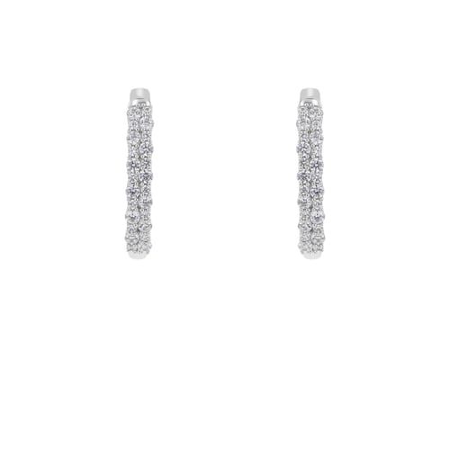 Runde Ohrringe mit Lab Grown Diamanten Nicholls