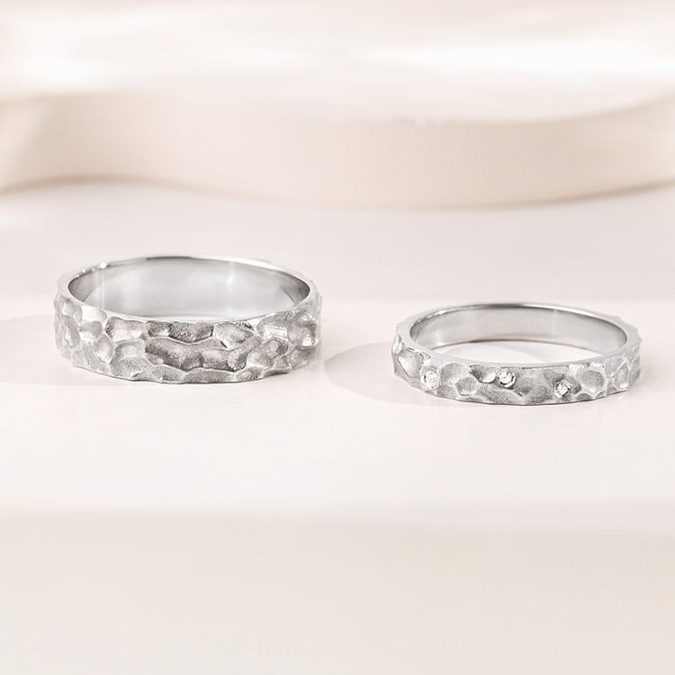 Eheringe mit atypischer Oberfläche Marry 155659