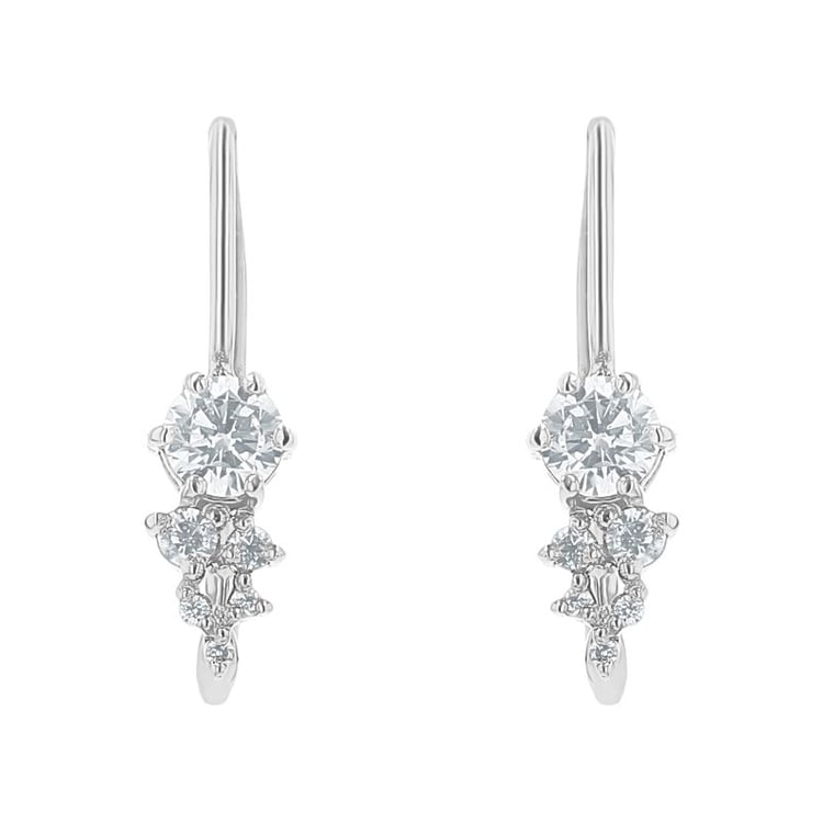 Cluster Ohrringe mit Lab Grown Diamanten Lina 155689