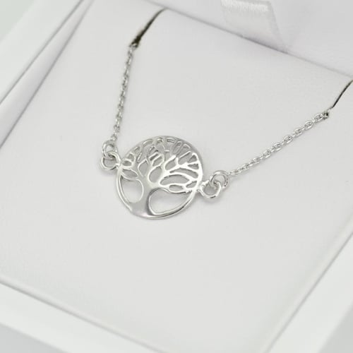 Silbernes Armband mit Baum des Lebens Tyriq