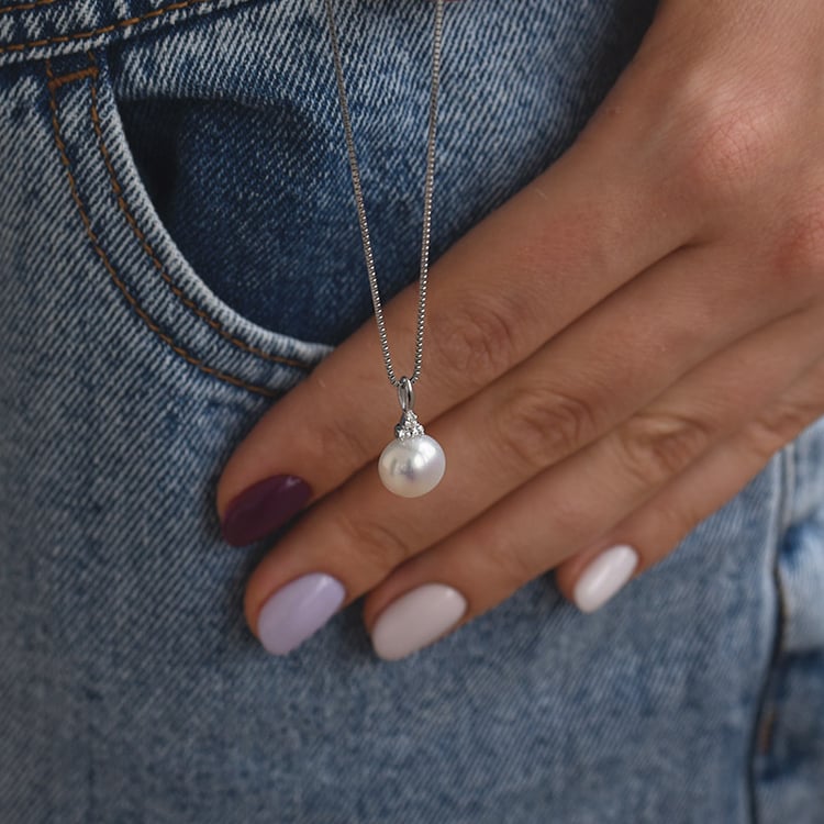 Halskette mit Perle 67150