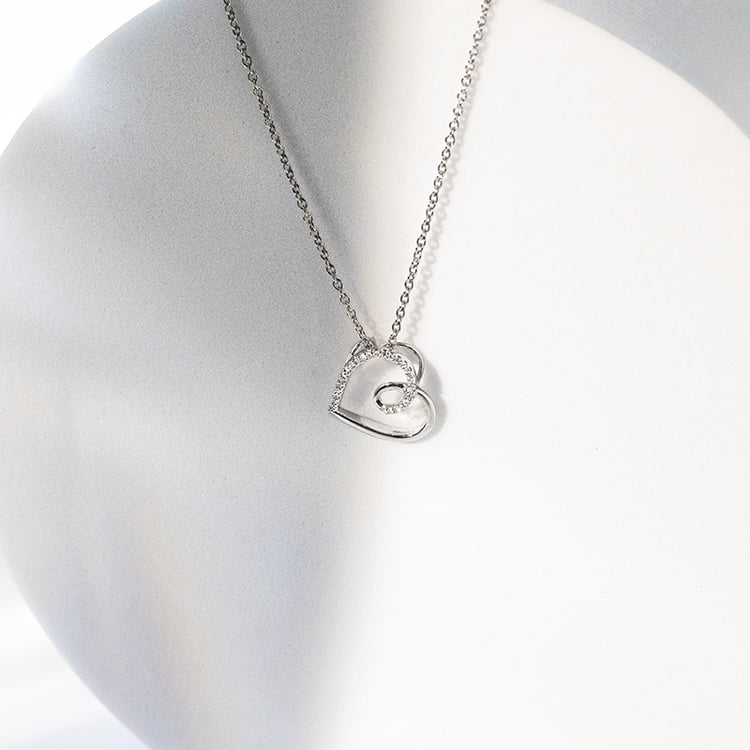 Kette mit romantischem Anhänger mit Diamanten Mariano 142618