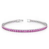 Elegantes silbernes Armband mit Saphiren Jena