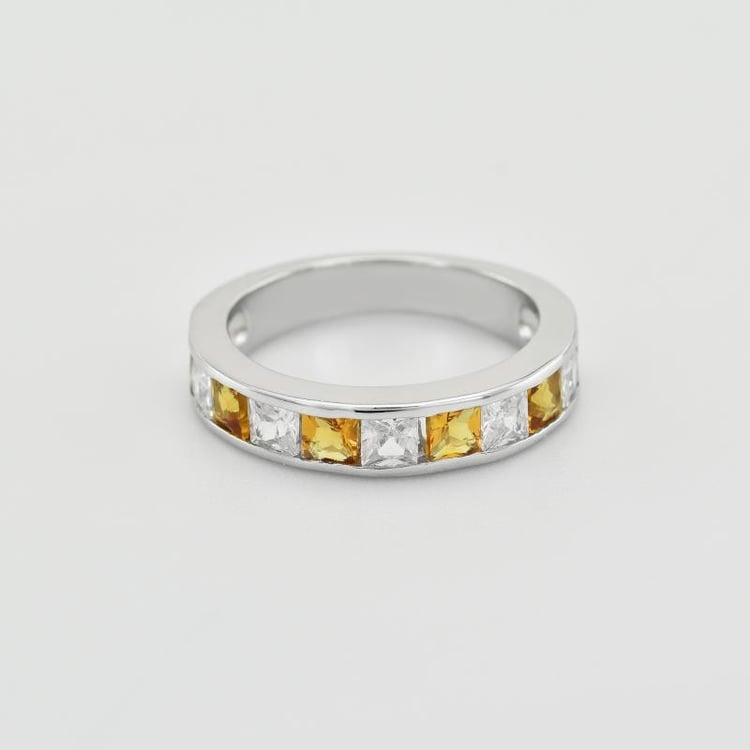 Memoryring aus Silber mit Citrinen Vuolo 39119