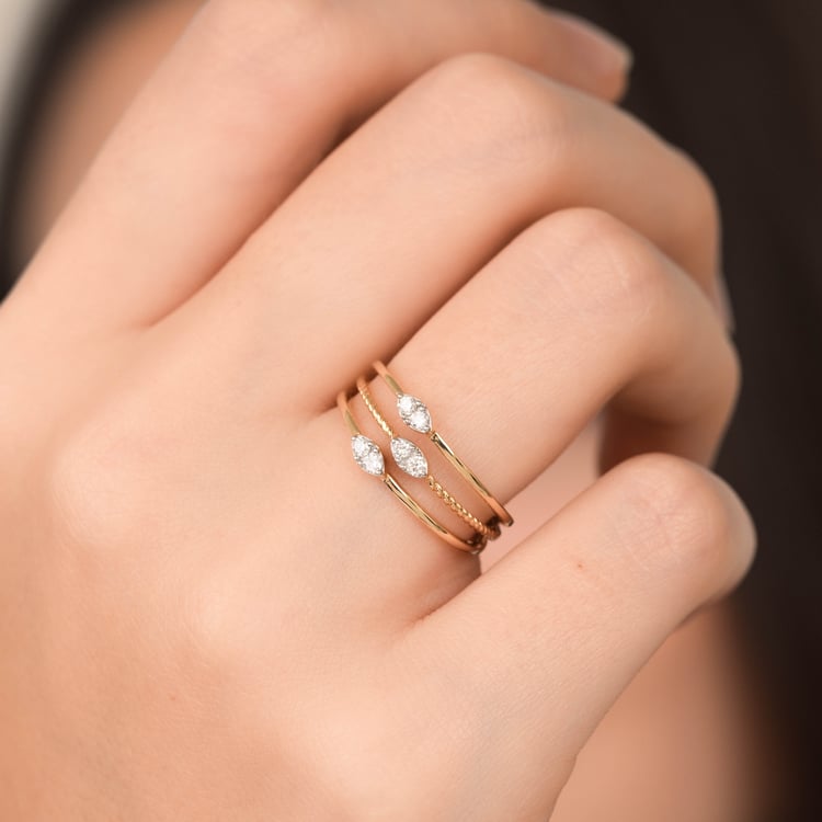 Ring mit Lab Grown Diamanten 165769