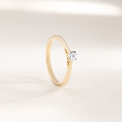 Ring mit Lab Grown Diamant und Auswahl des Karatgewichts Glynn