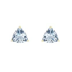 Silberne Ohrringe mit himmlisch blauen Topasen Nellie