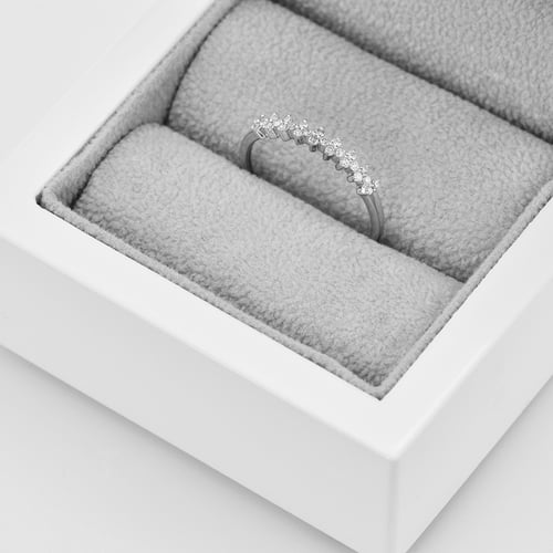 Silberner Eternity-ring mit Lab Grown Diamanten Betsy