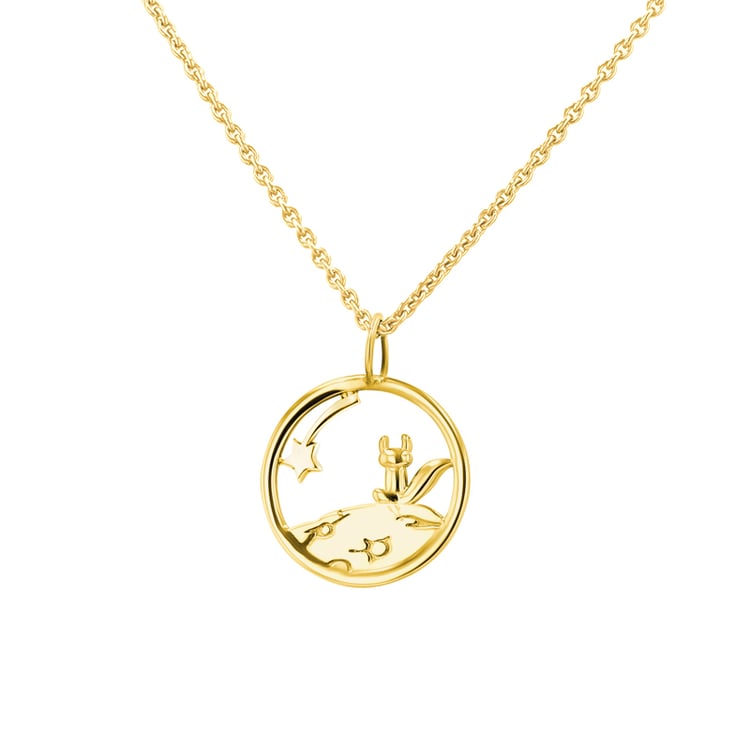 Silberner Geschnitzter Anhänger mit Fuchs Kleiner Prinz 141918