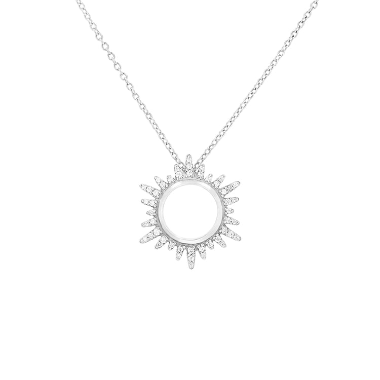 Anhänger in Sonnenform mit Diamanten Maja 79699