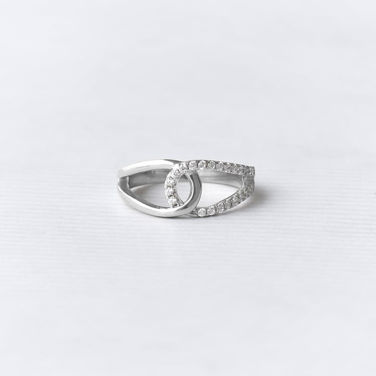 Goldring mit funkelnden Diamanten Chaldea 69294