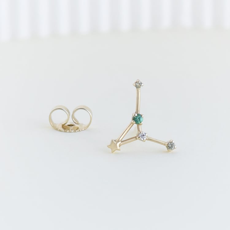 Ohrring mit Sternzeichen Cancer 95353