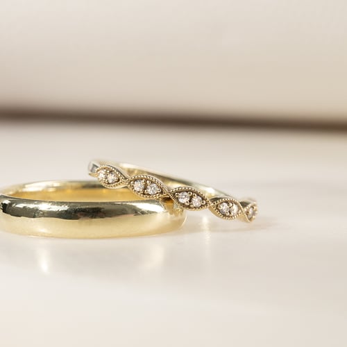 Silberner Eternity-Ring mit Lab Grown Diamanten Talita