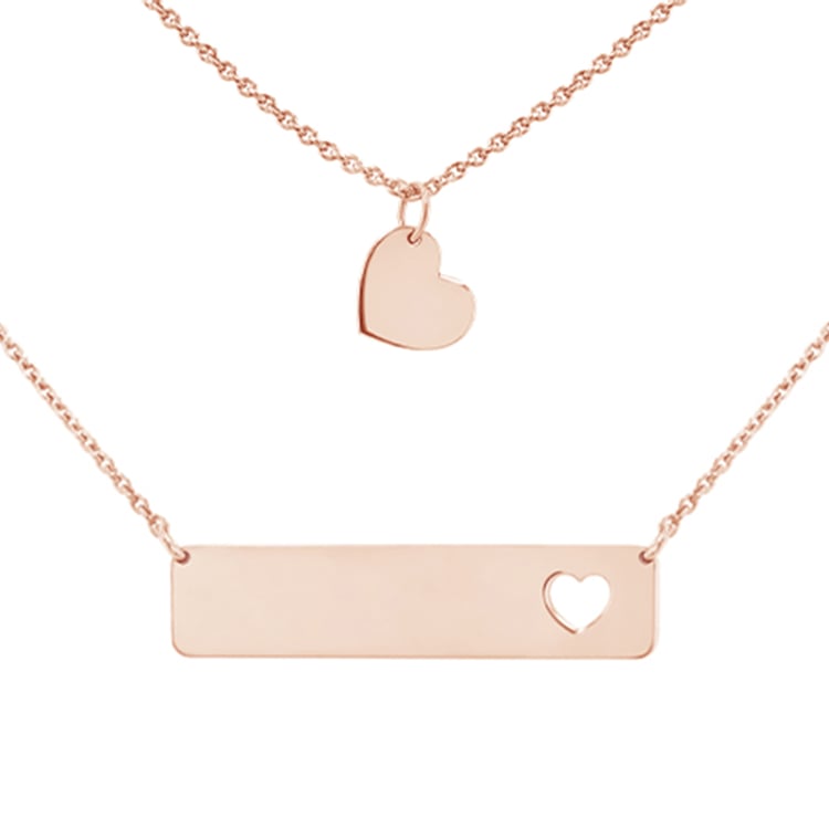 Silbernes Schmuckset für Zwei Bianca 99604