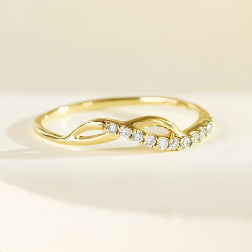 Atypischer Ring aus Silber mit Lab Grown Diamanten Joel