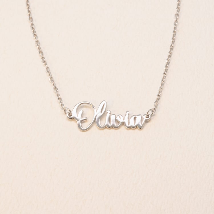 Silbernes Armband mit Namen Elissa 100940