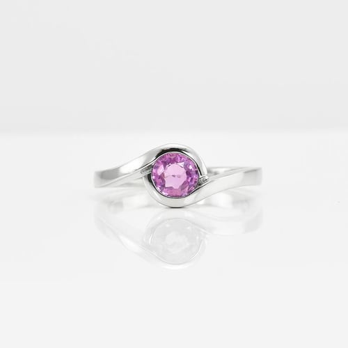 Verlobungsring mit rosa Saphir Girija