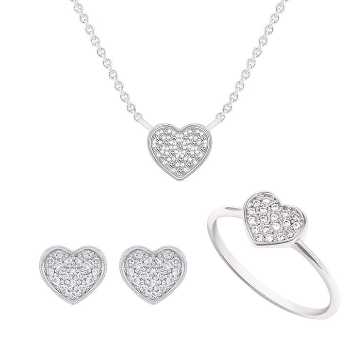 Diamant-Kollektion in Herzform Fia 140380