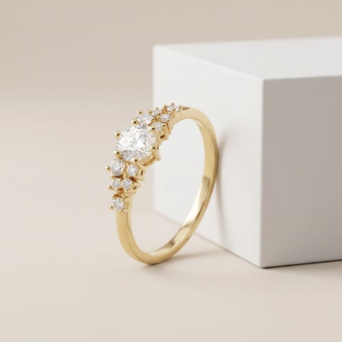 Romantischer Verlobungsring mit Lab Grown Diamanten Donell