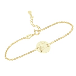 Silbernes Armband Der Kleine Prinz mit Fuchs und Gravur