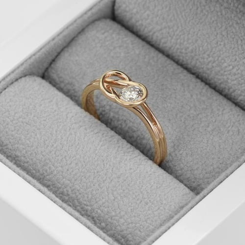 Verlobungsring mit Lab Grown Diamanten Cearah