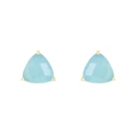 Silberne Ohrringe mit Chalcedonen Nellie