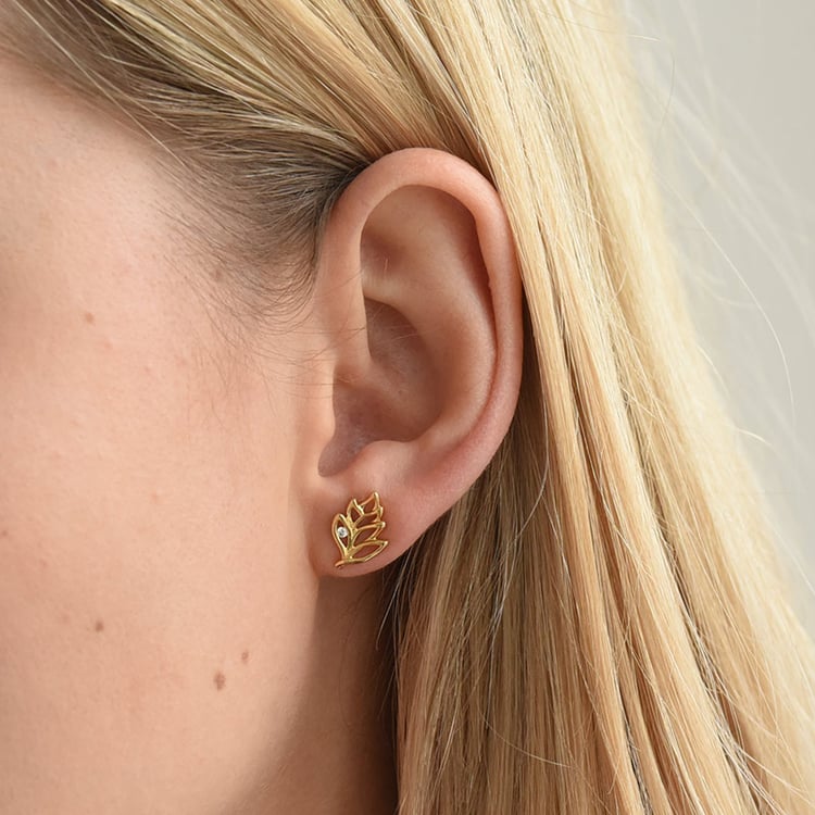 Schmuckset aus vergoldetem Silber Aminta 72707