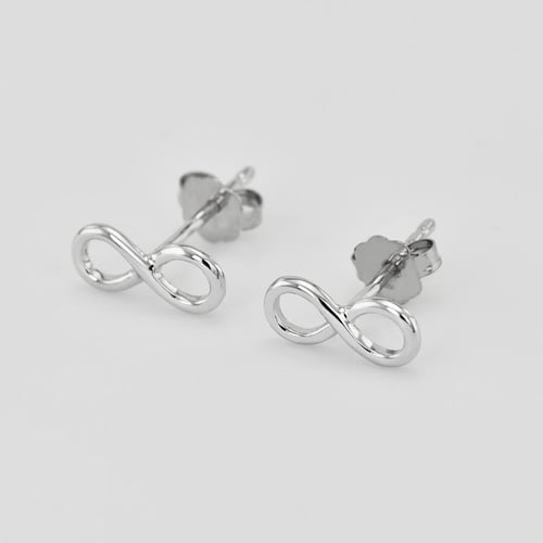 Schmuckset aus Gold mit Unendlichkeitszeichen Infinity