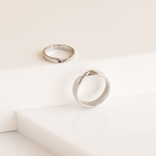 Elegante Eheringe aus Gold Modeste