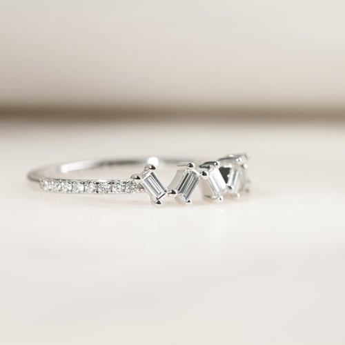 Perfekter Ring mit Diamanten Kayleah