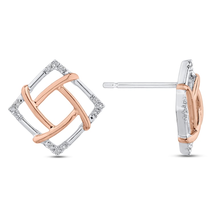 Diamantohrringe aus Gold 50133