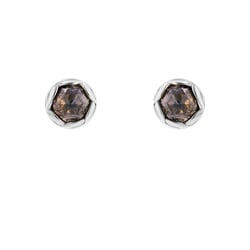Minimalistische Ohrringe mit Salt and Pepper Diamanten Shyla