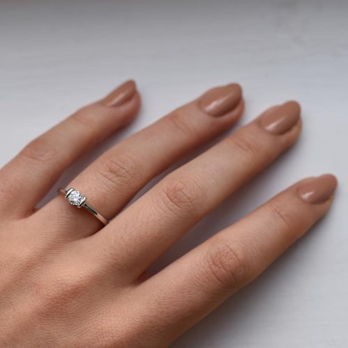 Ringset mit Diamanten Ihrer Wahl Asne
