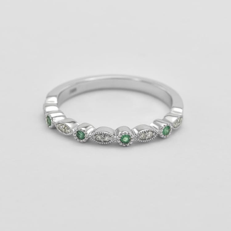 Memoirering mit Smargden und Diamanten Alanis 44855