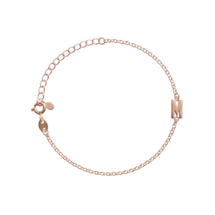 Goldenes Armband mit Buchstaben M Elinn 168610