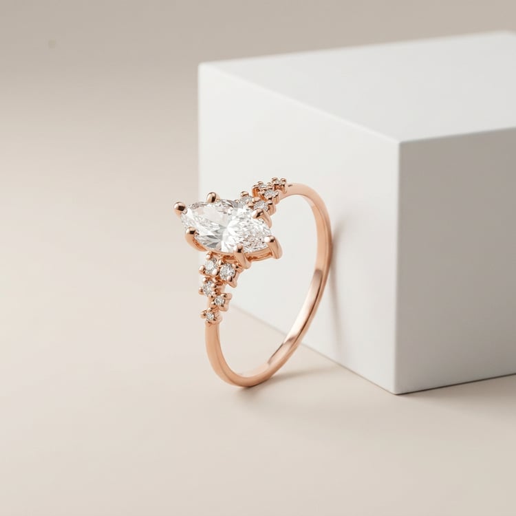 Verlobungsring mit Lab Grown Diamanten Joanna 170911