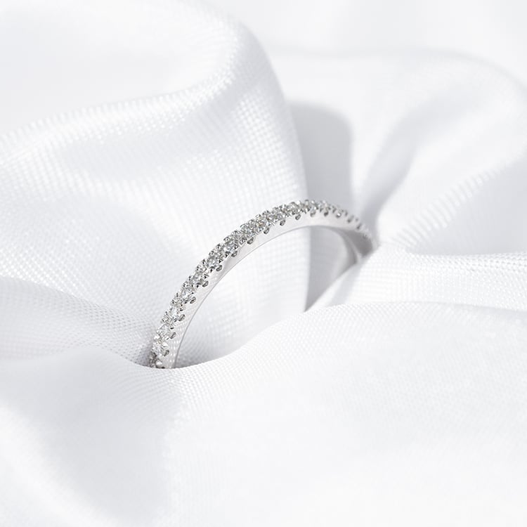 Eternity-Ring aus Gold mit 1.25 mm Lab Grown Diamanten Adva 124857