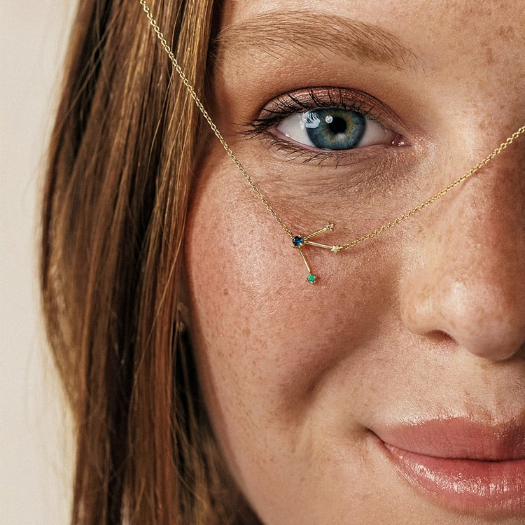 Halskette mit Tierkreiszeichen Taurus 161304