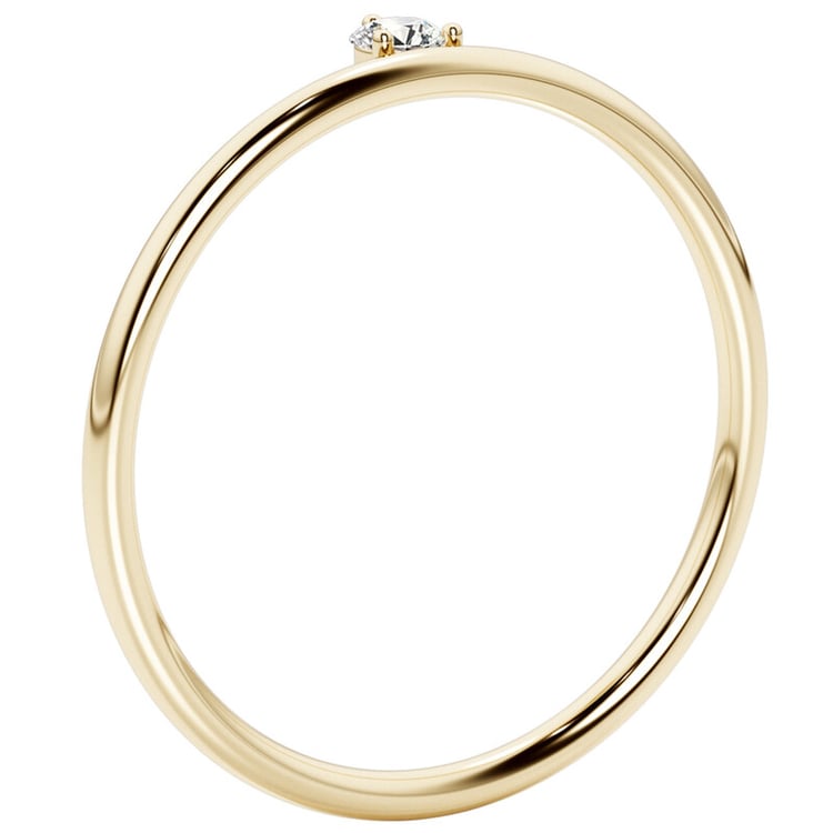 Minimalistischer Ring mit einem Lab Grown Diamant Lyric 139638