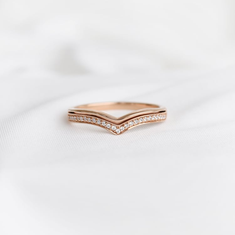 Gebogener Eternity-Ring mit Diamanten Irving 89992