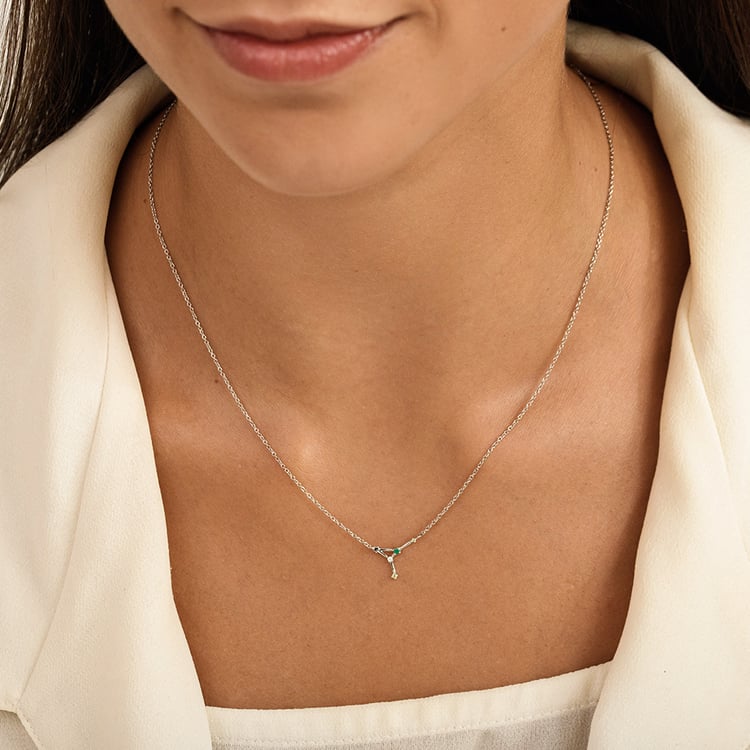 Halskette mit Tierkreiszeichen Cancer 162690