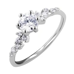 Scheidungsring mit Lab Grown Diamanten Ren